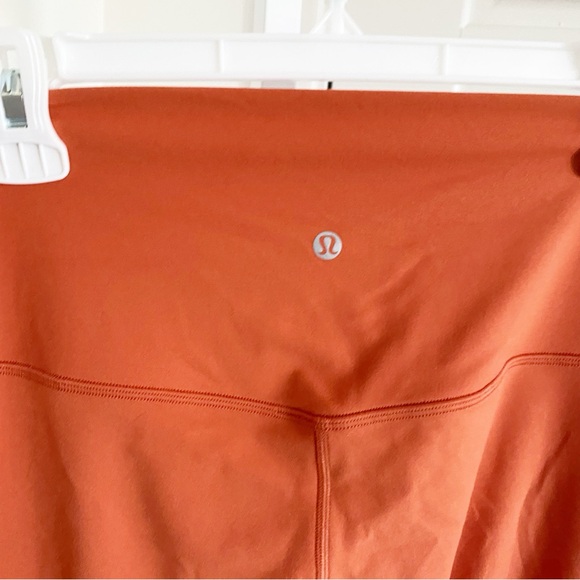 NWOT Lululemon Align High Rise Canyon Orange Leggings CAYO 25” Size 10 - Picture 9 of 14